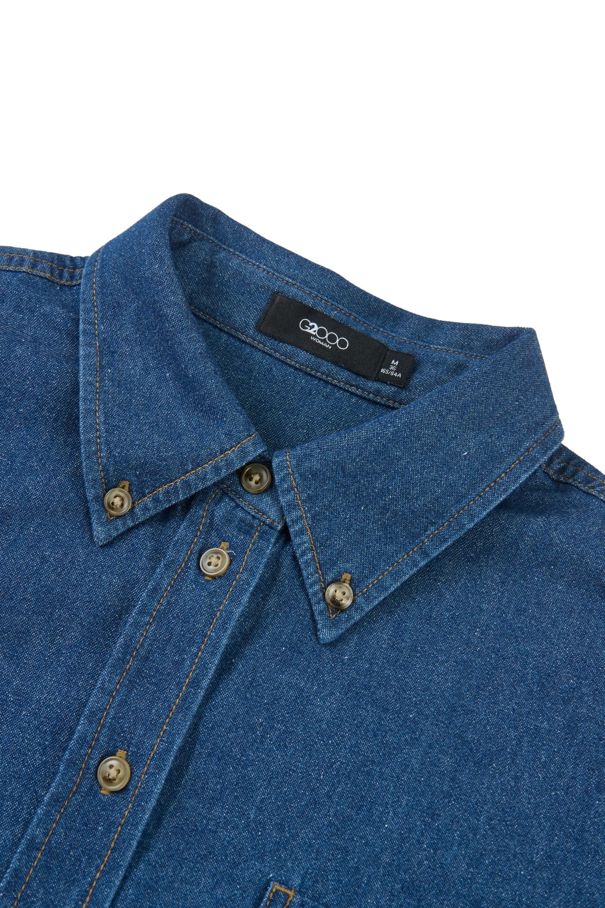 G2000 - Shirts - Cottom Denim Oversize Fit Casual Shirt