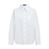 Cotton Poplin Relax Fit Casual Shirt