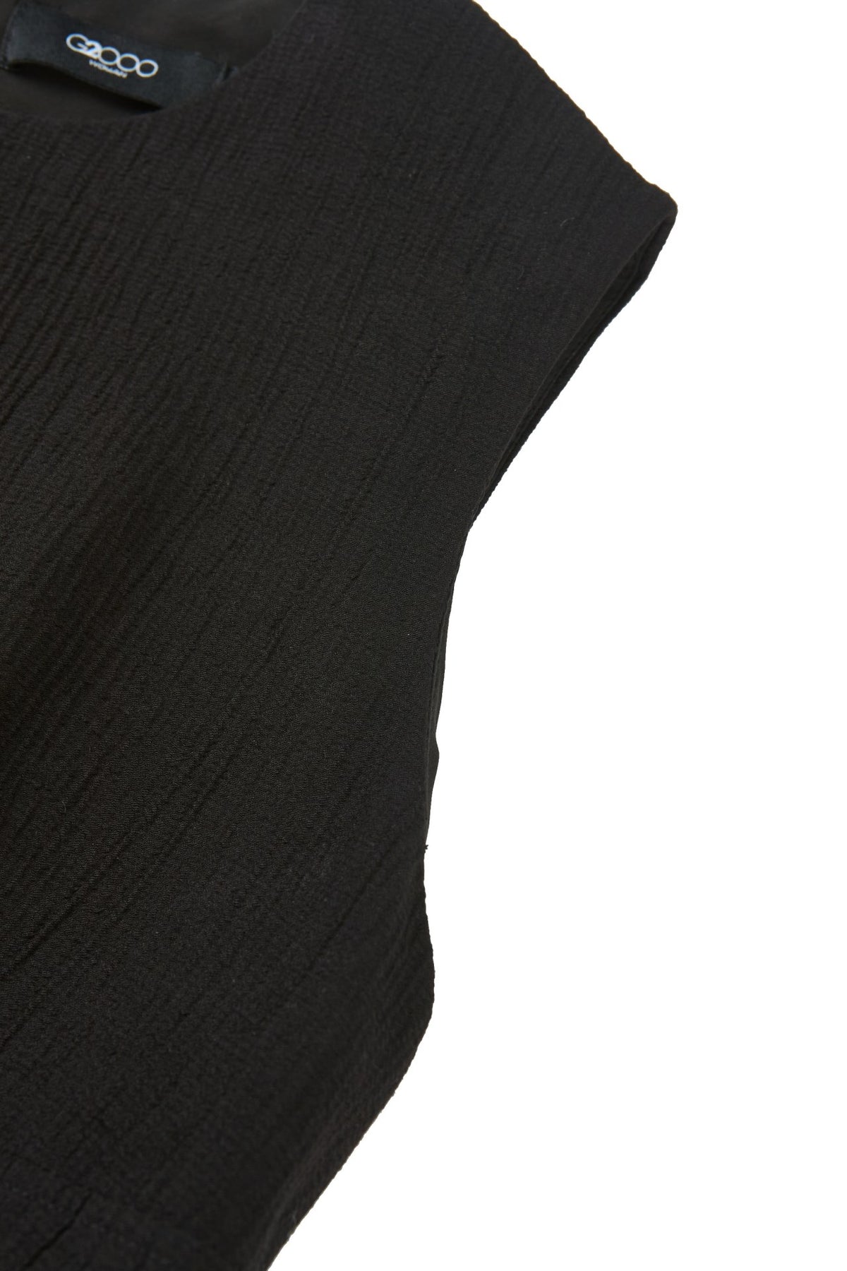 G2000 - Dresses - Poly Blend Double Weave Fit & Flare Round Neck Dress