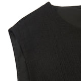 Poly Blend Double Weave Fit & Flare Round Neck Dress