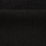 Poly Blend Double Weave Fit & Flare Round Neck Dress
