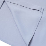 Poly Crepe Crinkle Regular Fit Shirt Collar Blouse