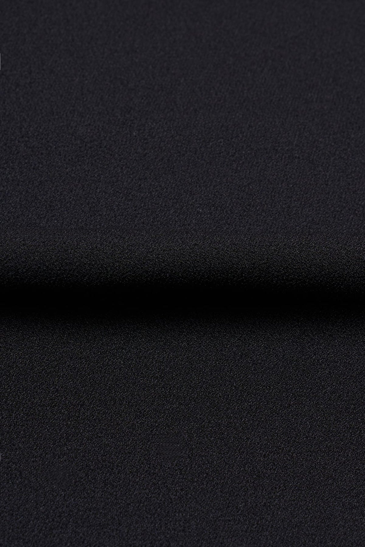 Poly Crepe Crinkle Regular Fit Shirt Collar Blouse