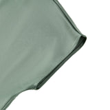 Poly Satin Regular Fit Round Neck Short Sleeve Blouse
