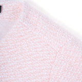 Poly Nylon Sweater Knit Relax Fit Round Neck Top