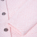 Poly Nylon Sweater Knit Relax Fit Round Neck Top
