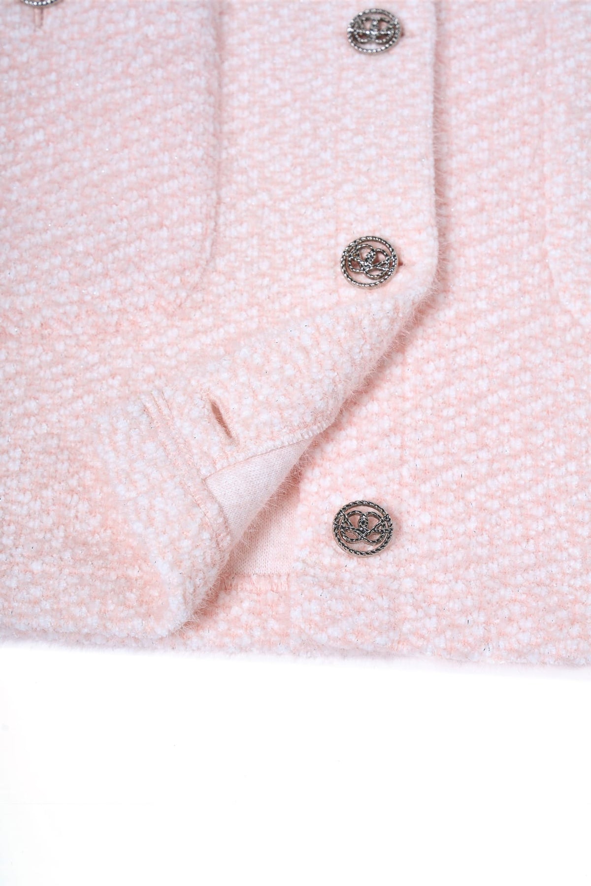 Poly Nylon Sweater Knit Relax Fit Round Neck Top