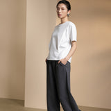 Pure Cotton Relax Fit Round Neck Top