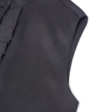 Lyocell Twill Regular Fit Stand Collar Short Sleeve Blouse
