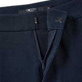 Multi-Way Stretch Poly Crepe Comfort Cigarette Suit Pants