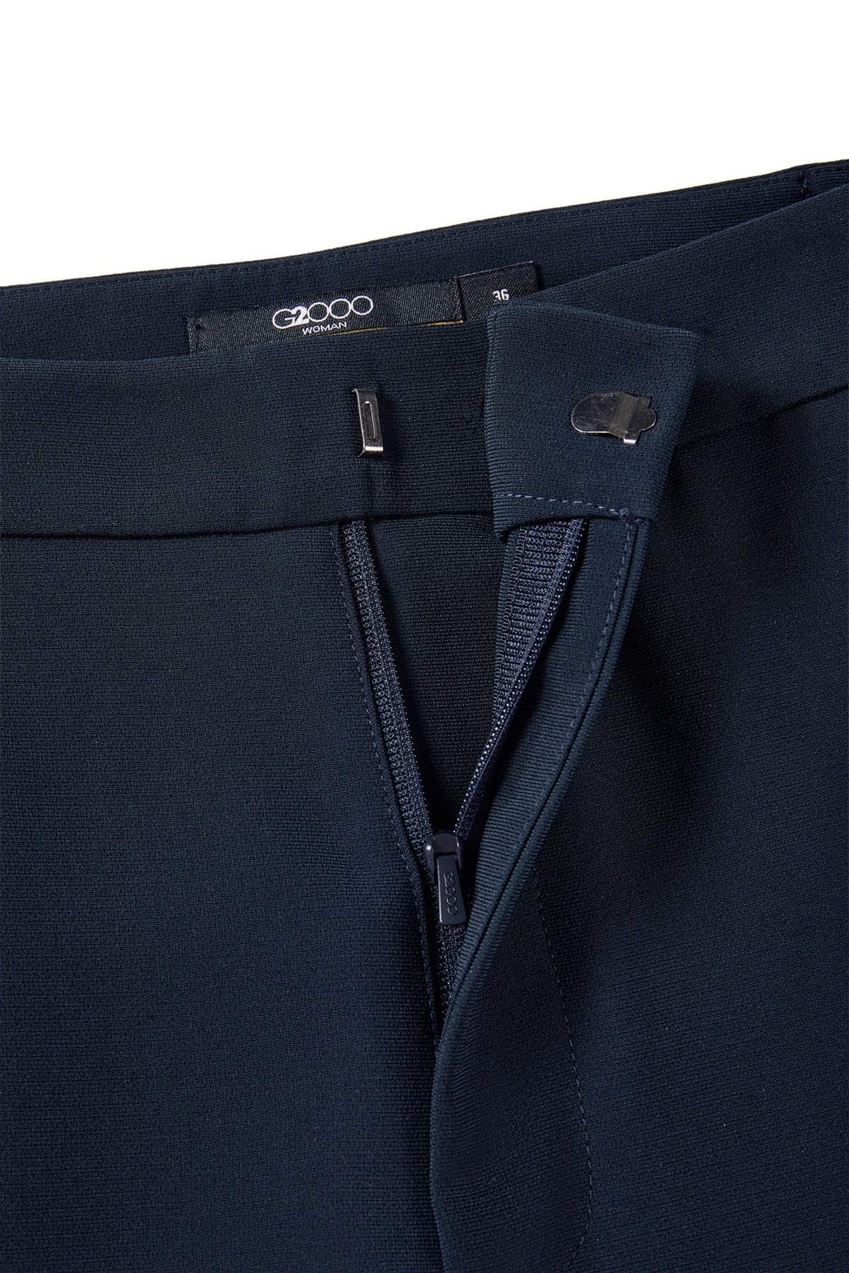 Multi-Way Stretch Poly Crepe Comfort Cigarette Suit Pants