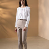 Three Proof Finish Poly Twill Straight Leg Suit Pants