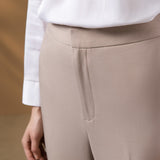Three Proof Finish Poly Twill Straight Leg Suit Pants