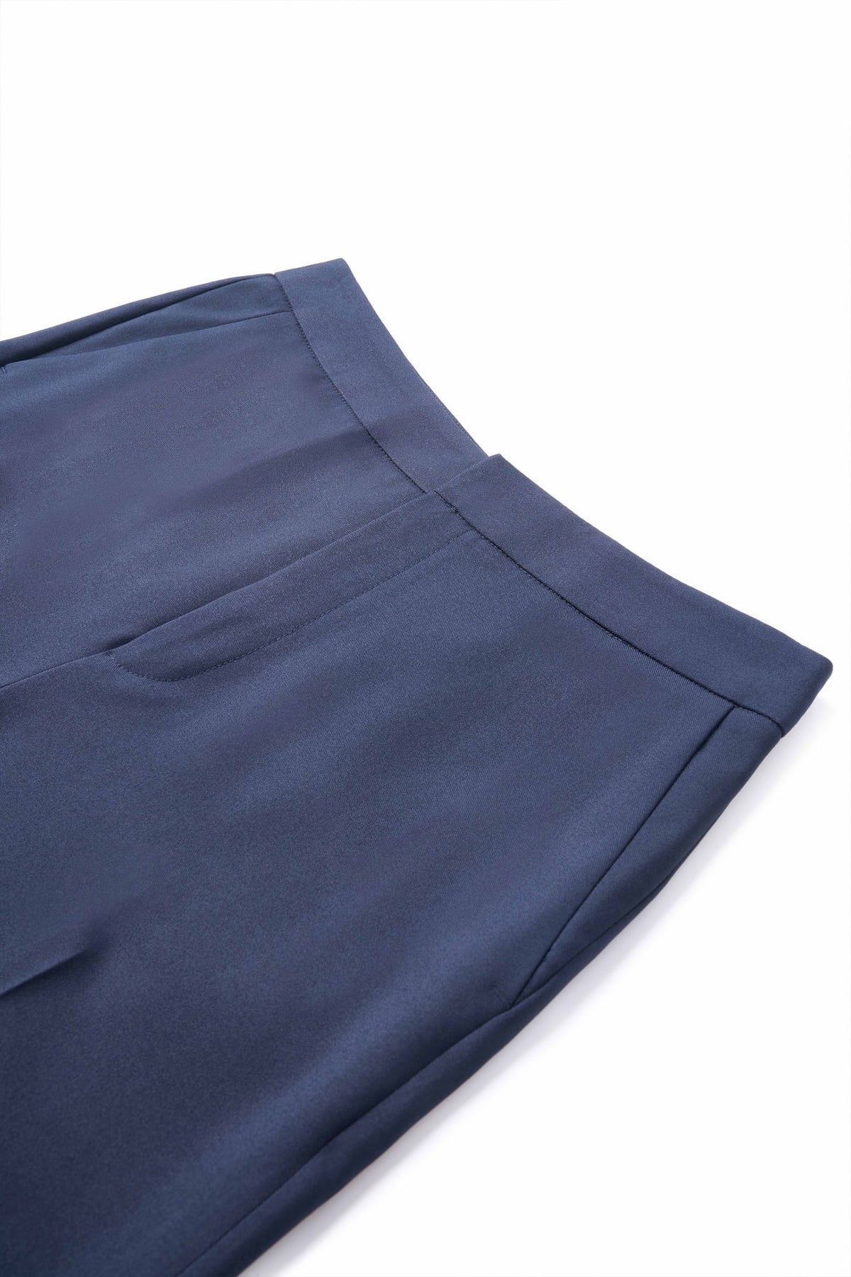 Three Proof Finish Poly Twill Straight Leg Suit Pants
