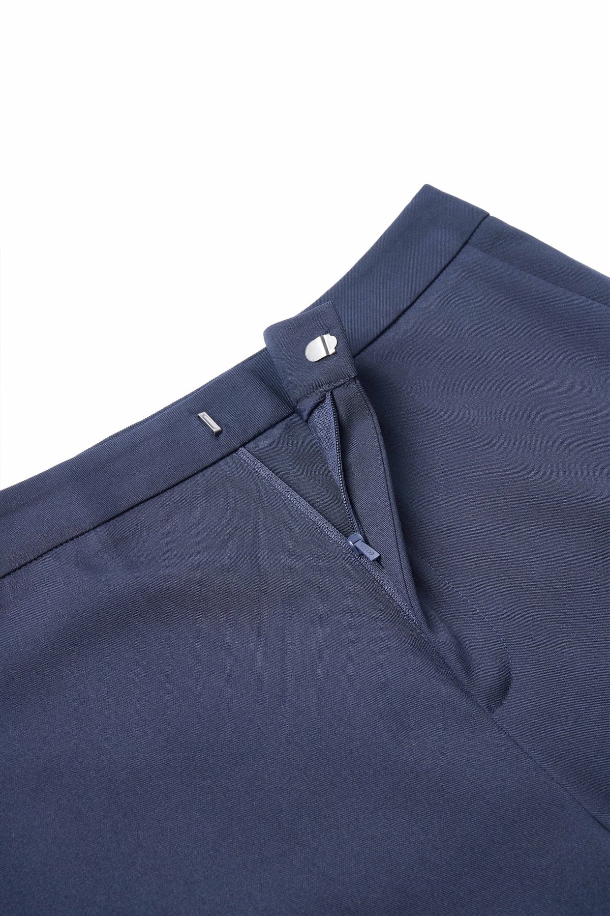Three Proof Finish Poly Twill Straight Leg Suit Pants