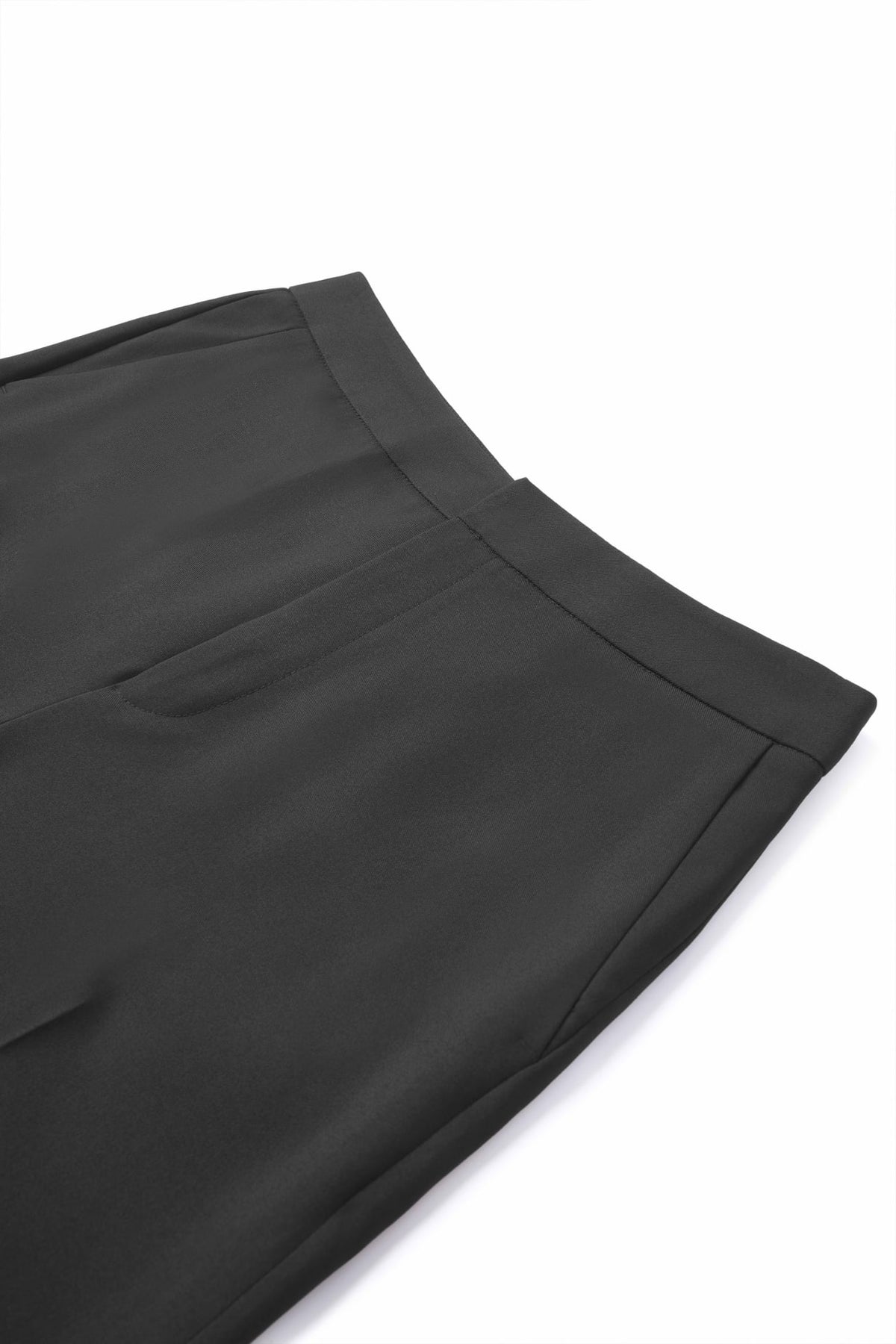 Three Proof Finish Poly Twill Straight Leg Suit Pants
