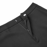Three Proof Finish Poly Twill Straight Leg Suit Pants