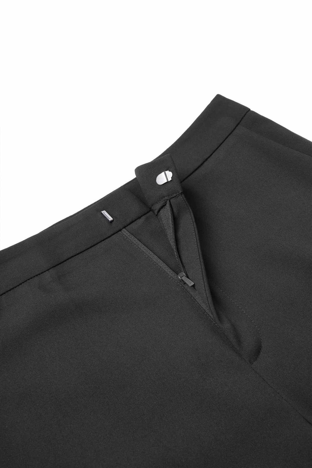 Three Proof Finish Poly Twill Straight Leg Suit Pants