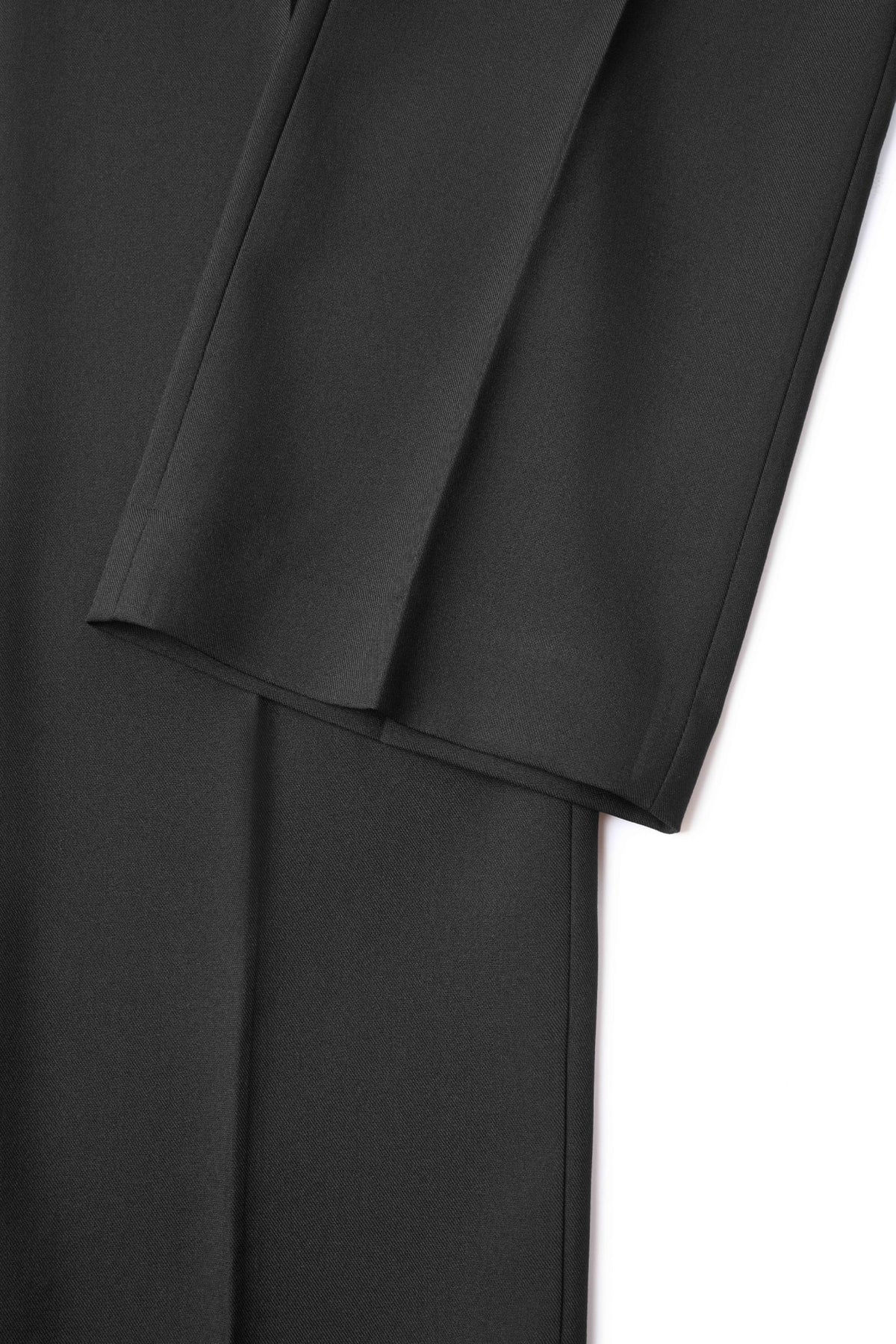 Three Proof Finish Poly Twill Straight Leg Suit Pants