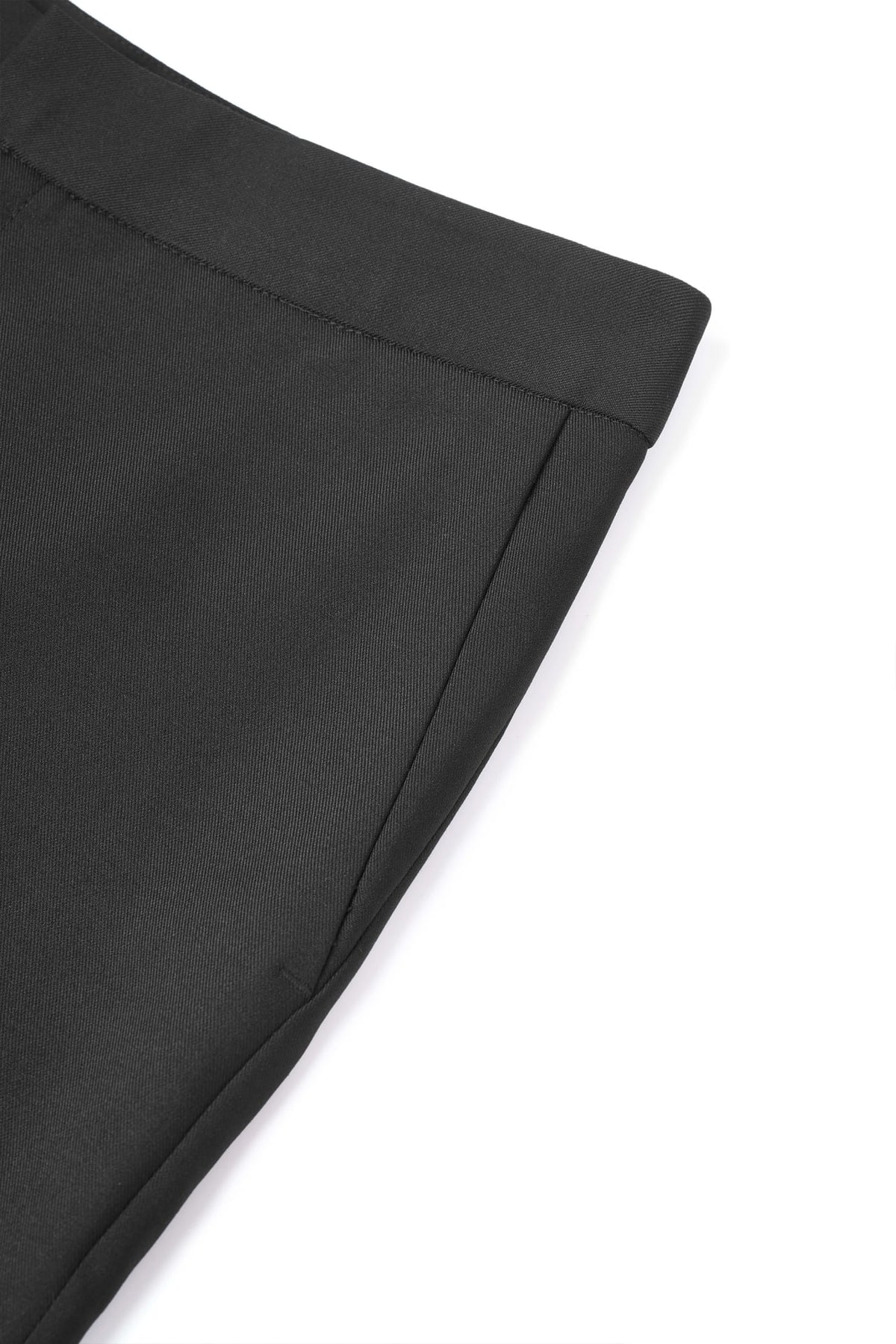 Three Proof Finish Poly Twill Straight Leg Suit Pants
