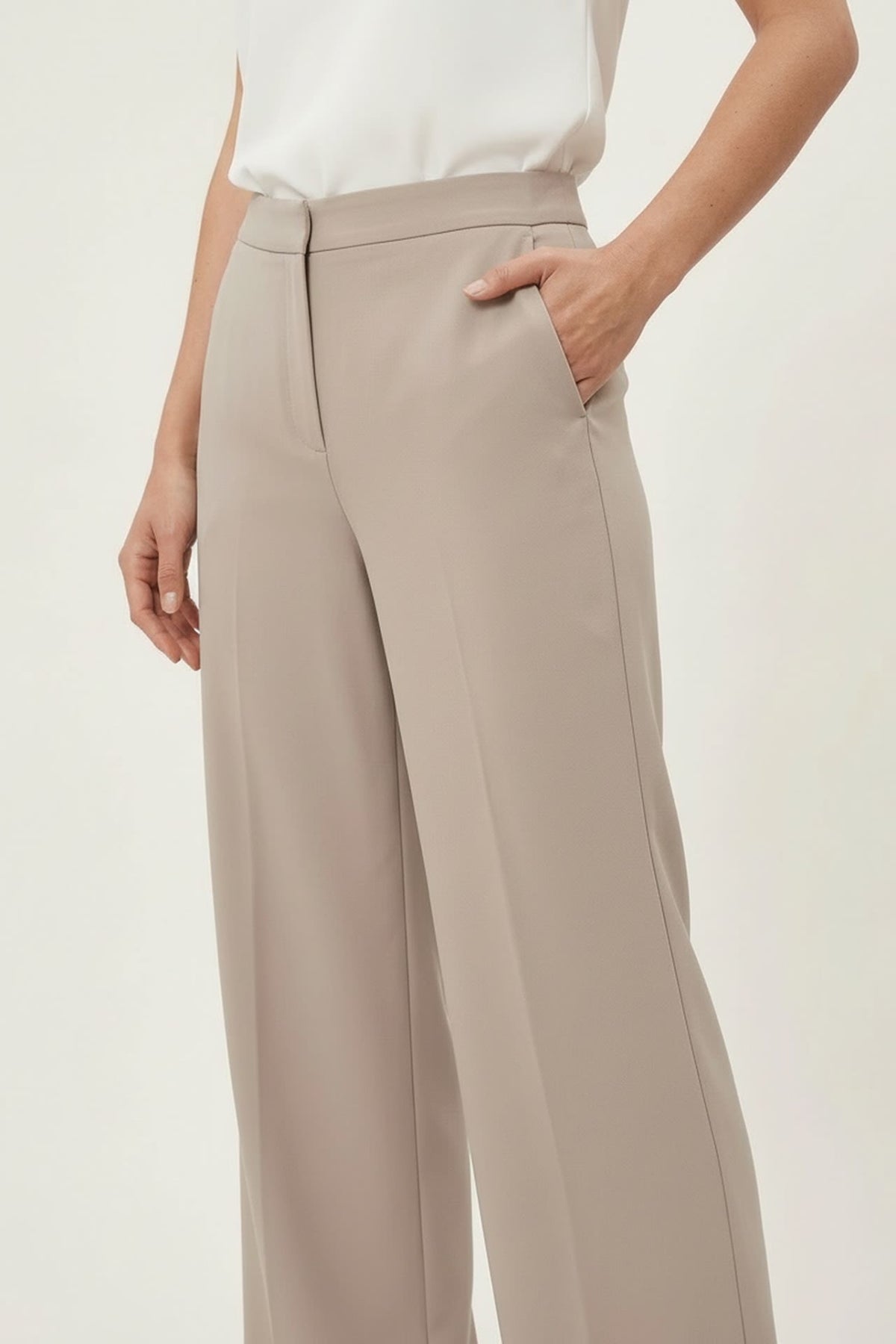 G2000 - Pants - Poly Cavalry Twill Straight Leg Suit Pants