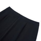 Poly Cavalry Twill A-Shape Suit Skirt