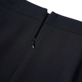 Poly Cavalry Twill A-Shape Suit Skirt