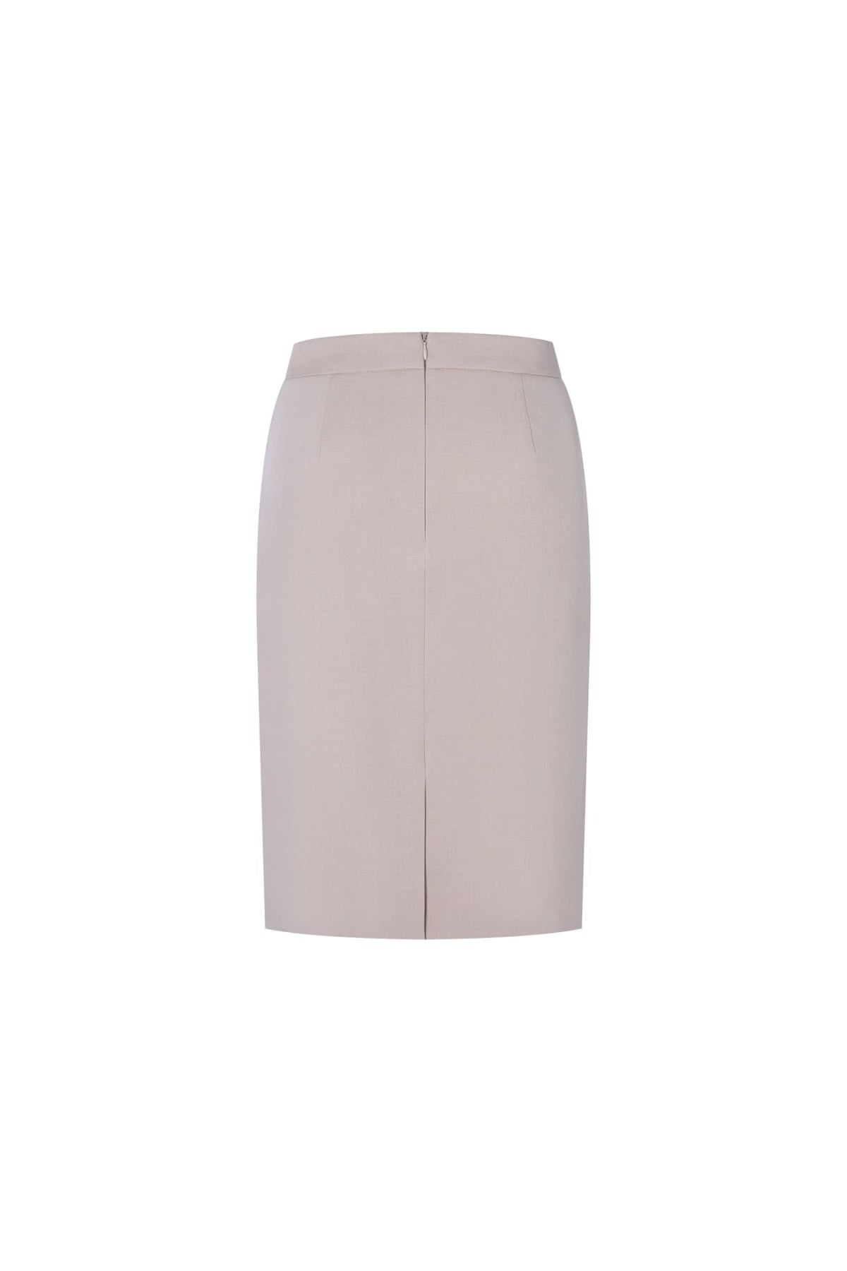 Three Proof Finish Poly Twill H-Shape Suit Skirt
