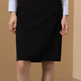 Three Proof Finish Poly Twill H-Shape Suit Skirt