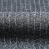 Poly Rayon Stripe Straight Leg Suit Pants