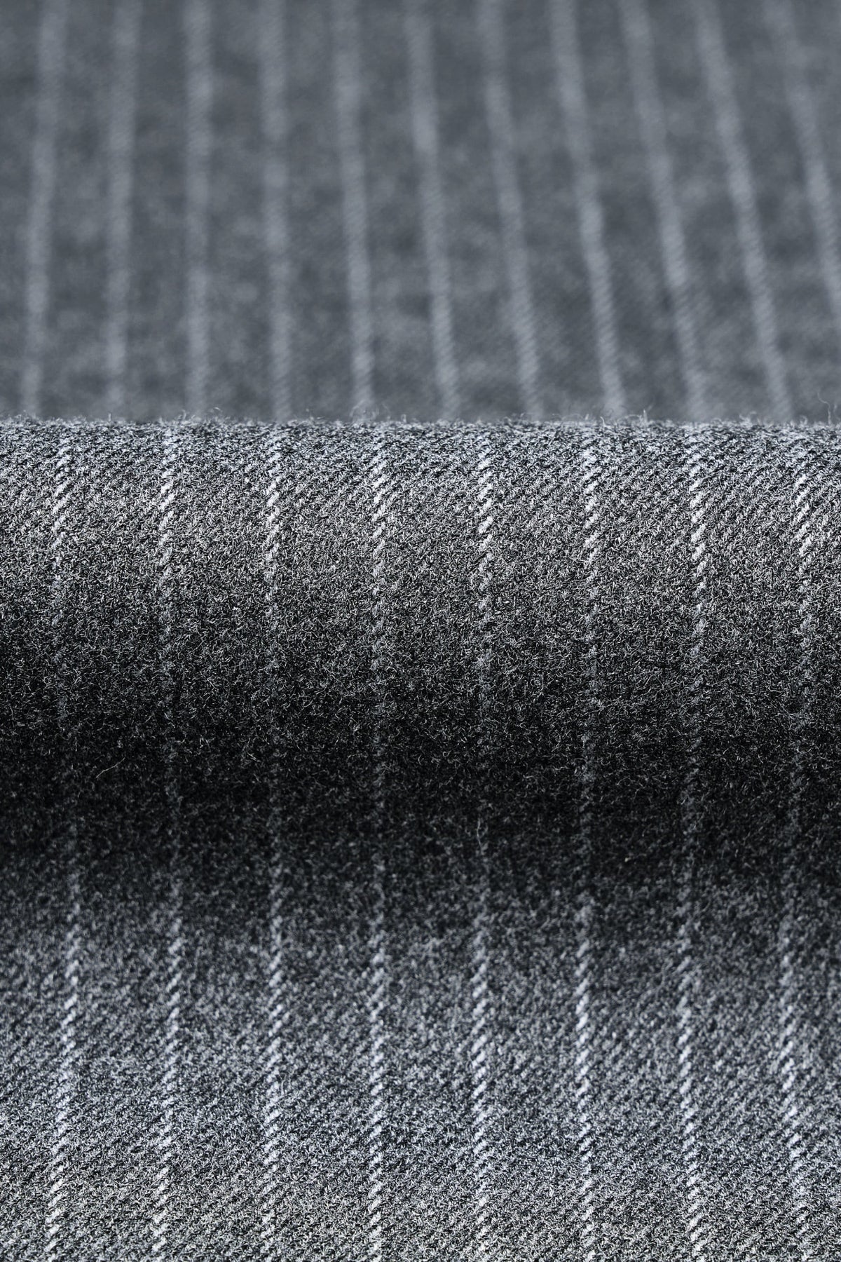 Poly Rayon Stripe Straight Leg Suit Pants