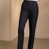 Poly Rayon Twill Straight Leg Suit Pants