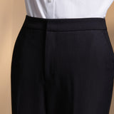 Poly Rayon Twill Straight Leg Suit Pants