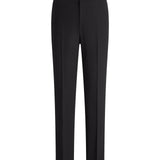 Poly Rayon Twill Straight Leg Suit Pants