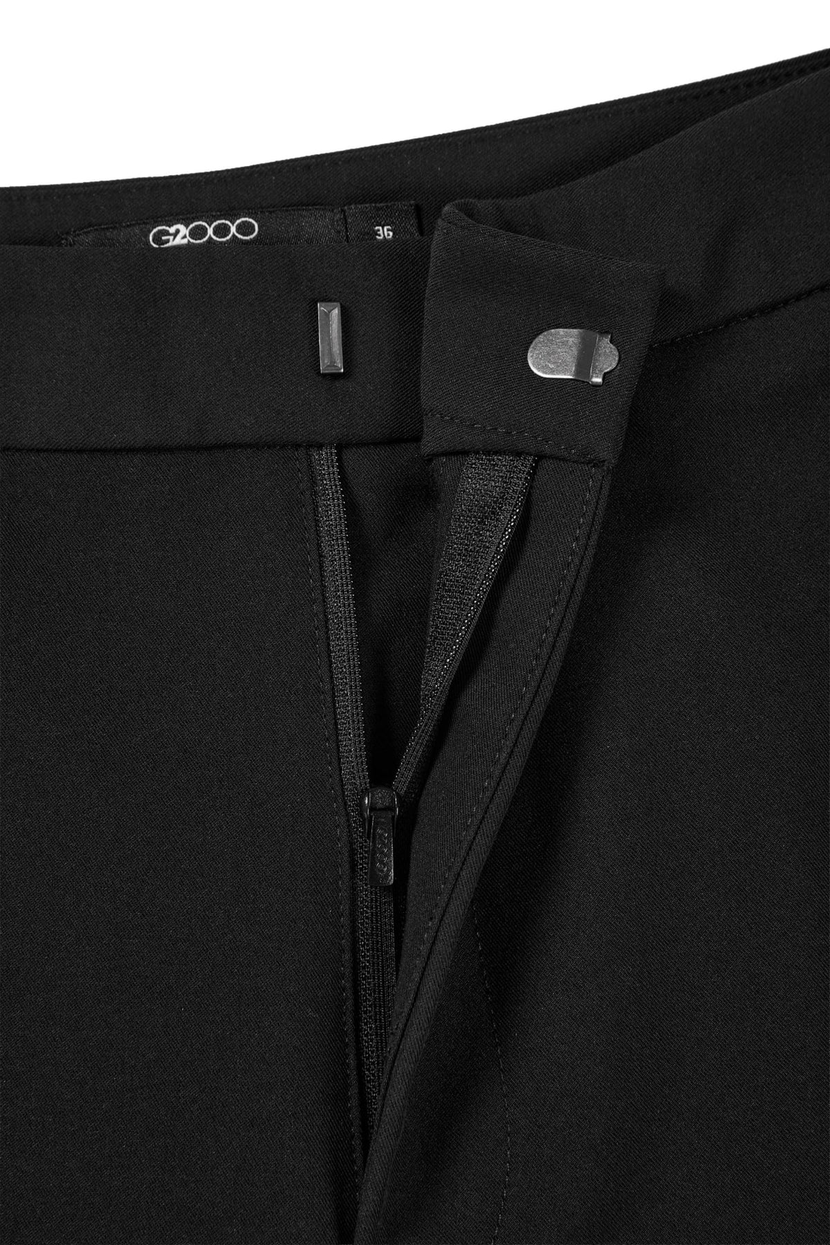 Poly Rayon Twill Straight Leg Suit Pants