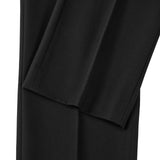 Poly Rayon Twill Straight Leg Suit Pants