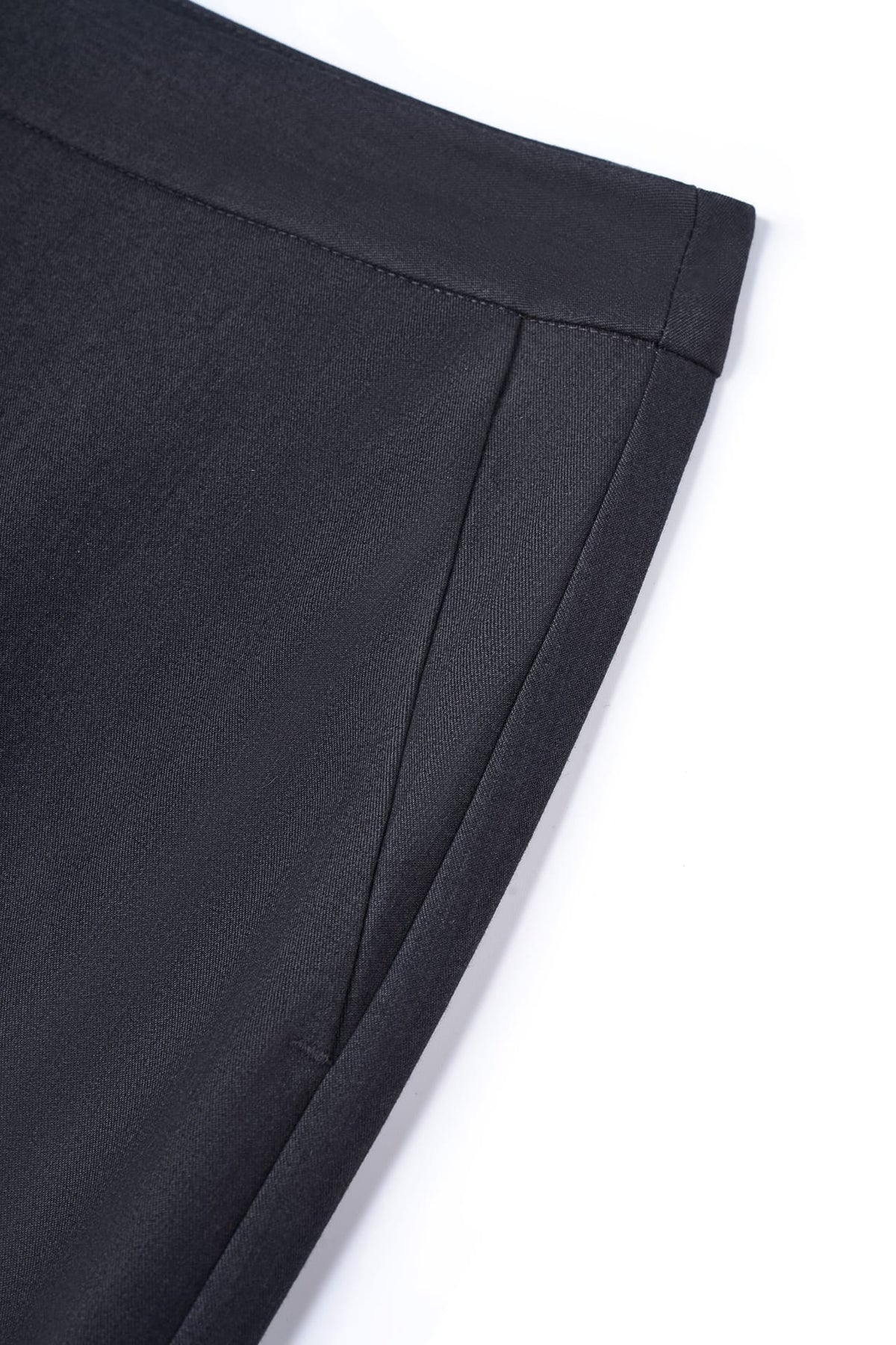 Poly Rayon Twill Slim Fit Pencil Suit Skirt