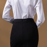 Poly Rayon Twill Slim Fit Pencil Suit Skirt