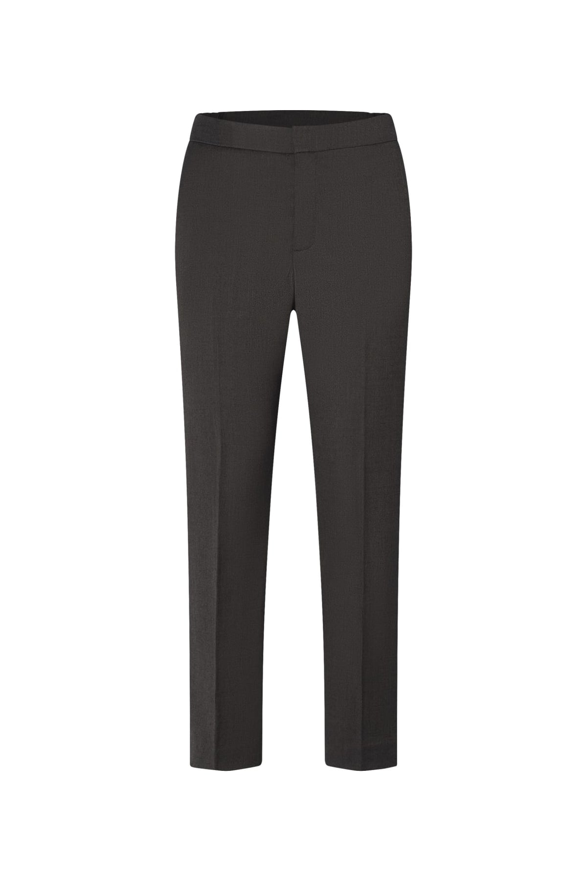 Wool Blend 2-Tone Twill Comfort Cigarette Suit Pants