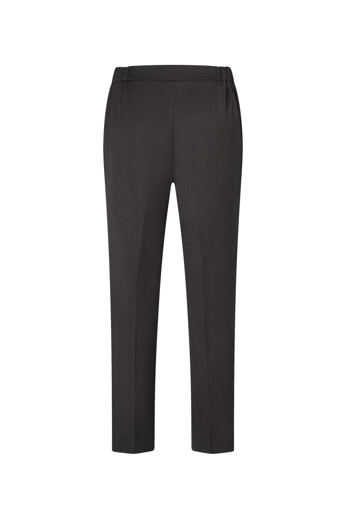 Wool Blend 2-Tone Twill Comfort Cigarette Suit Pants