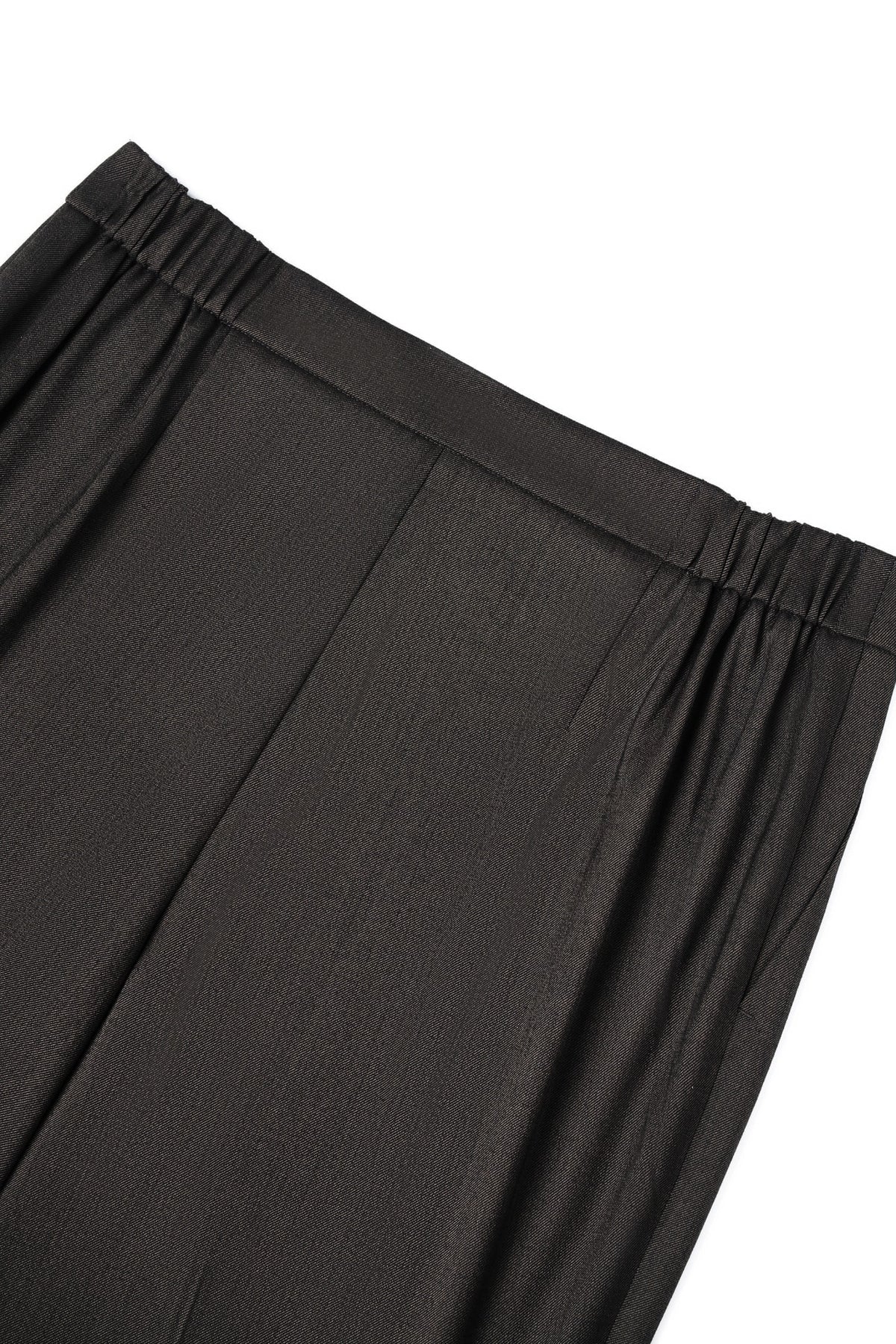 Wool Blend 2-Tone Twill Comfort Cigarette Suit Pants
