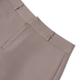 Poly Twill A-Shape Skirt with Belt