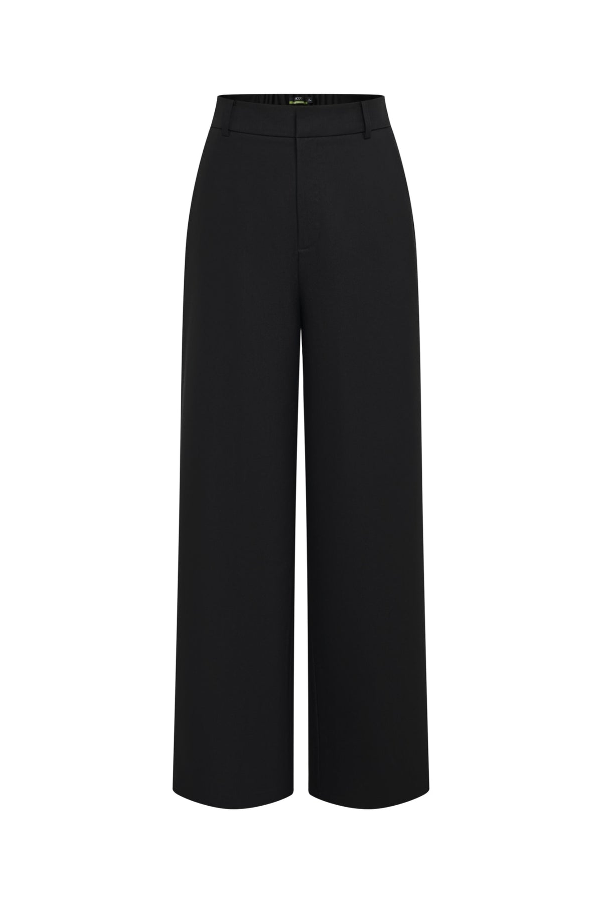 Poly Rayon Twill Straight Leg Casual Pants