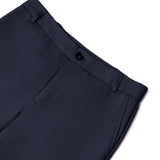 Cotton Nylon Double Weave Skinny Casual Pants with Belt