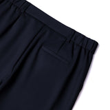Cotton Nylon Double Weave Skinny Casual Pants with Belt