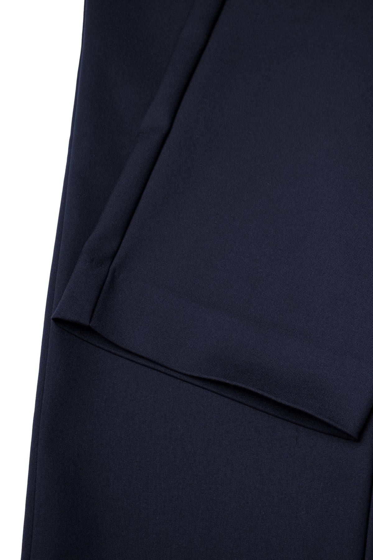 Cotton Nylon Double Weave Skinny Casual Pants with Belt