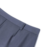 Cotton Nylon Double Weave Skinny Casual Pants with Belt