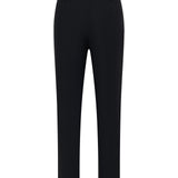 Cotton Nylon Double Weave Skinny Casual Pants with Belt