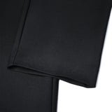 Cotton Nylon Double Weave Skinny Casual Pants with Belt