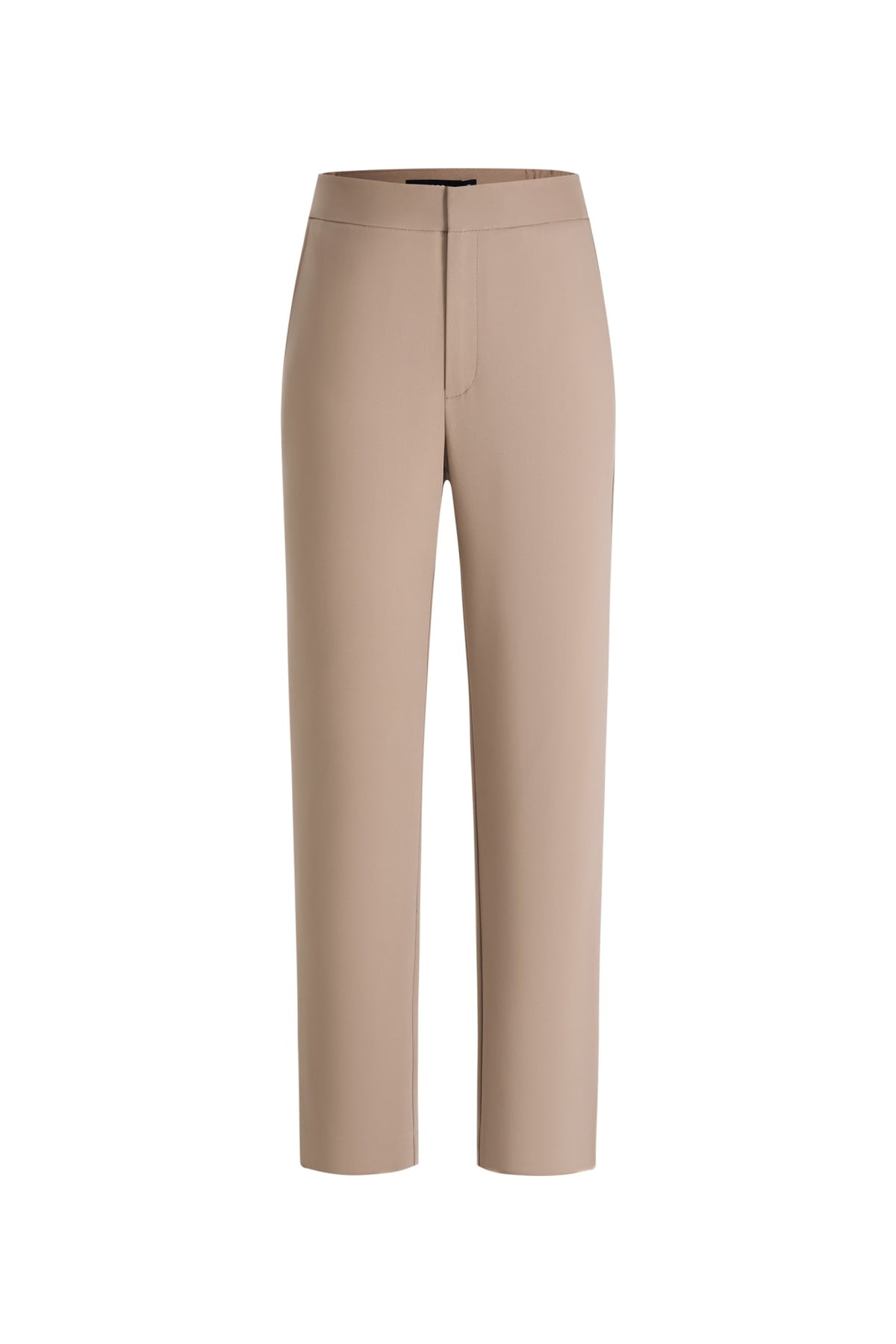Cotton Nylon Double Weave Comfort Skinny Casual Pants
